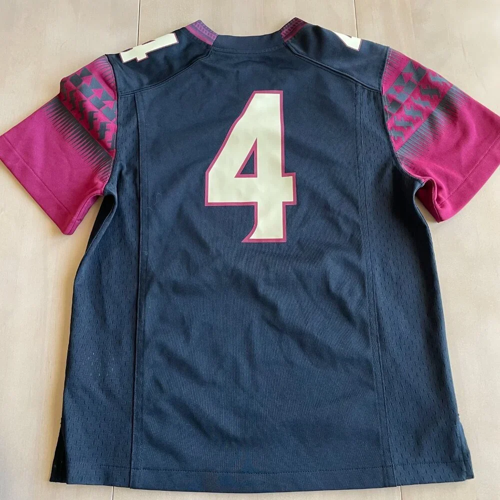 FSU Boys Florida State University Bundle, Nike Football Jersey #4 &‎ Shirt
